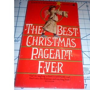 Avon The Best Christmas Pageant Ever Childrens Paperback Red Good 1979 Vintage